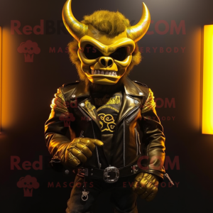 Gold Demon maskot...