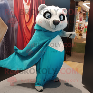 Turquoise Badger mascotte...