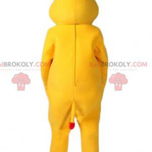 Mascote porco amarelo muito engraçado - Redbrokoly.com