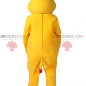 Mascotte di maiale giallo molto divertente - Redbrokoly.com