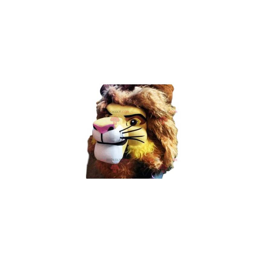 Mascot van Mufasa, het beroemde personage van de Lion King -