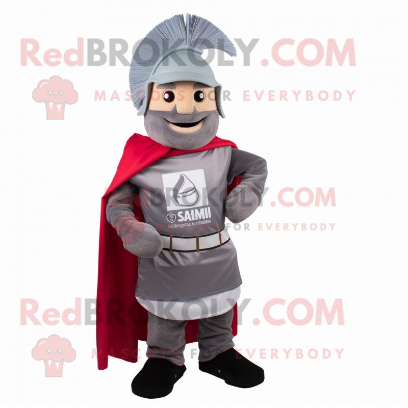 nan Spartan Soldier mascot costume character dressed with a Sweatshirt and Pocket squares nan Spartan Soldier mascot costume character dressed with a Sweatshirt and Pocket squares