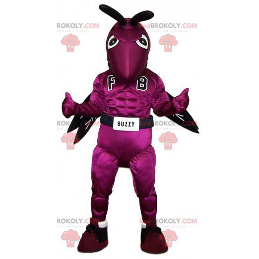 Original og dynamisk fushia vepsemaskot - Redbrokoly.com