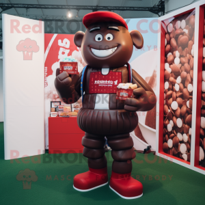 Red Chocolate Bar mascotte...