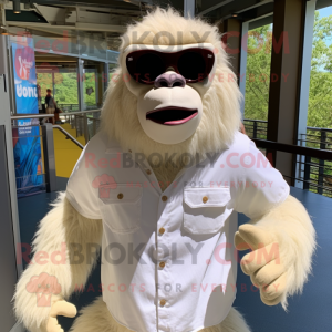 Crème Gorilla mascotte...