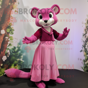 Pink Marten mascotte...