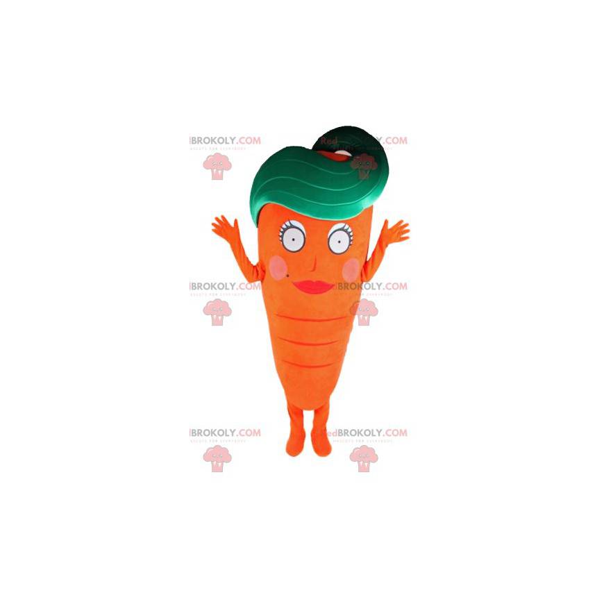 Mascotte de carotte coquette et originale - Redbrokoly.com