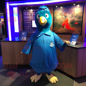 Blue Pigeon mascotte...