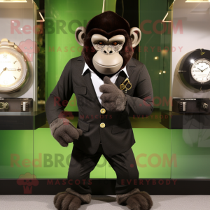 Olive Chimpansee mascotte...