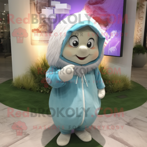nan Engagement Ring mascot costume character dressed with a Hoodie and Hairpins