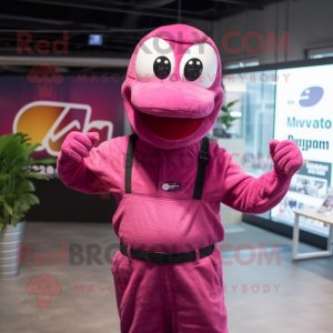 Magenta Titanoboa mascotte...