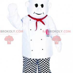 Chef mascote e seu chapéu branco - Redbrokoly.com