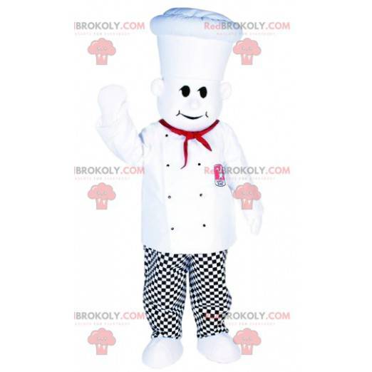 Szef kuchni maskotka i jego biały kapelusz - Redbrokoly.com