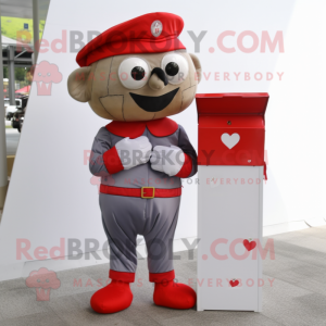 Red Love Letter mascotte...