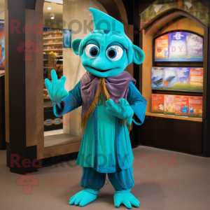 Turquoise Wizard mascotte...
