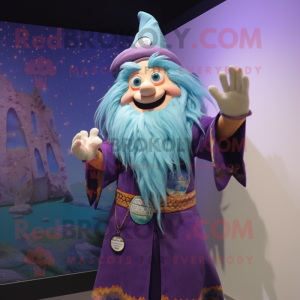  Wizard maskot kostym...
