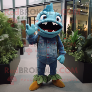 Cyan Piranha mascotte...