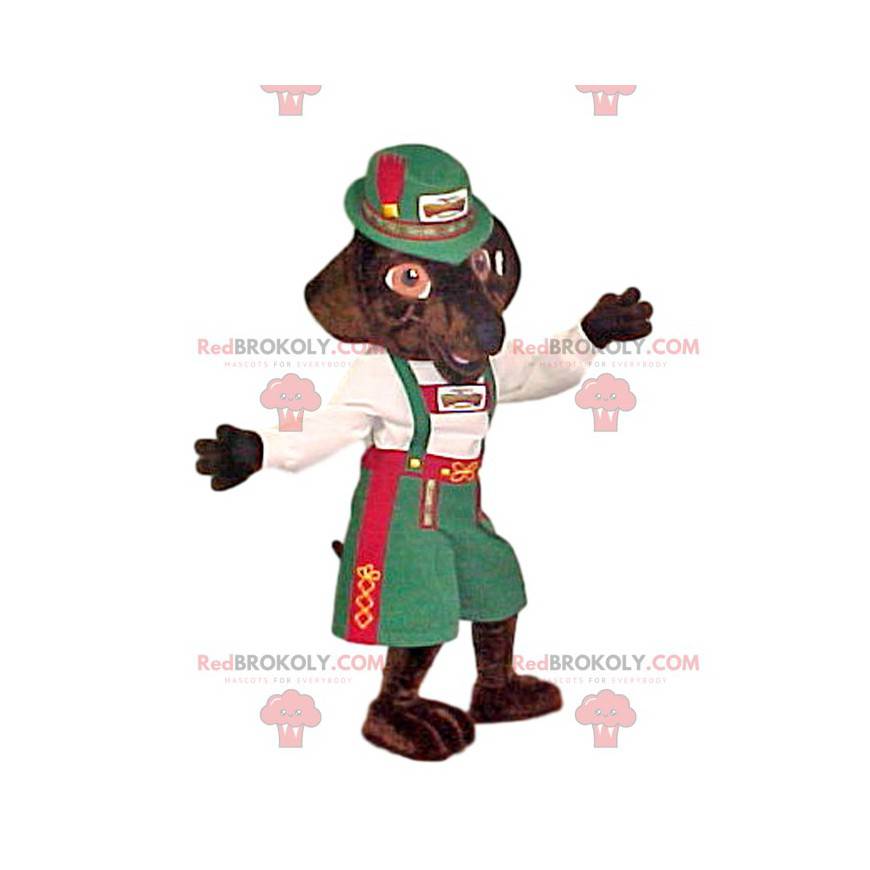 Mascotte volpe in abito tradizionale svizzero - Redbrokoly.com Mascotte volpe in abito tradizionale svizzero - Redbrokoly.com
