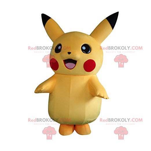 Pikachu mascot, the famous Pokemon character - Redbrokoly.com