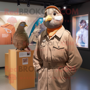 Brown Pigeon maskot...