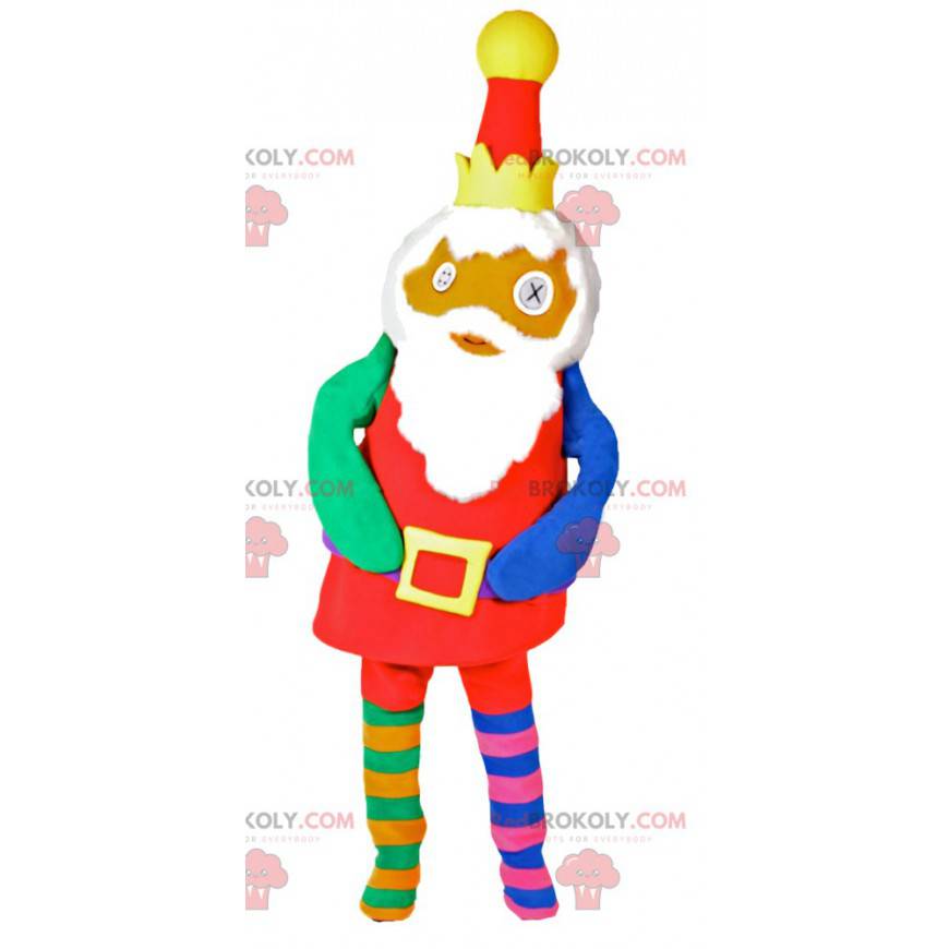 Farverig og original julemanden maskot - Redbrokoly.com