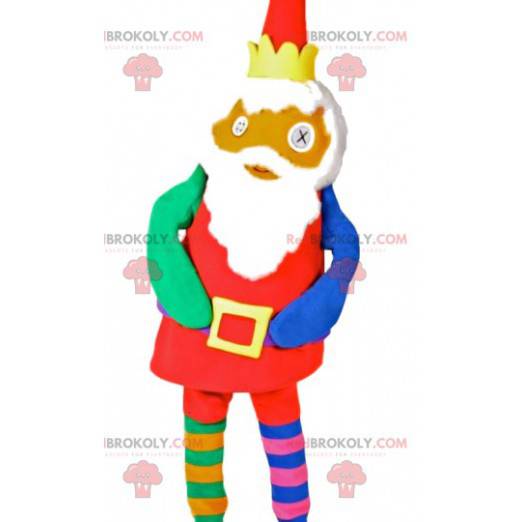 Colorata e originale mascotte di Babbo Natale - Redbrokoly.com