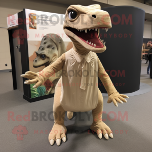 Tan Tyrannosaurus costume...