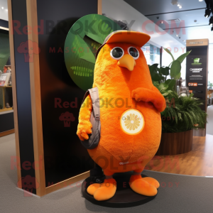 Postava maskota Orange Kiwi...