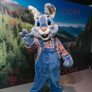 Blue Wild Rabbit mascotte...