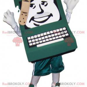 Mascotte del computer con una benda in testa - Redbrokoly.com