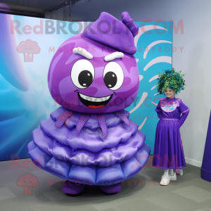 Lilla Candy maskot kostume...