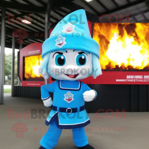 Sky Blue Fire Fighter...