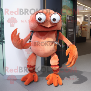 Rust Crab mascotte kostuum...