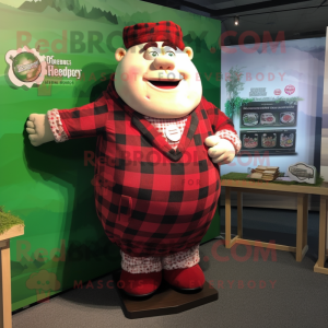 nan Corned Beef And Cabbage mascot costume character dressed with a Flannel Shirt and Cufflinks