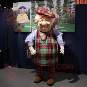 nan Corned Beef And Cabbage mascot costume character dressed with a Flannel Shirt and Cufflinks