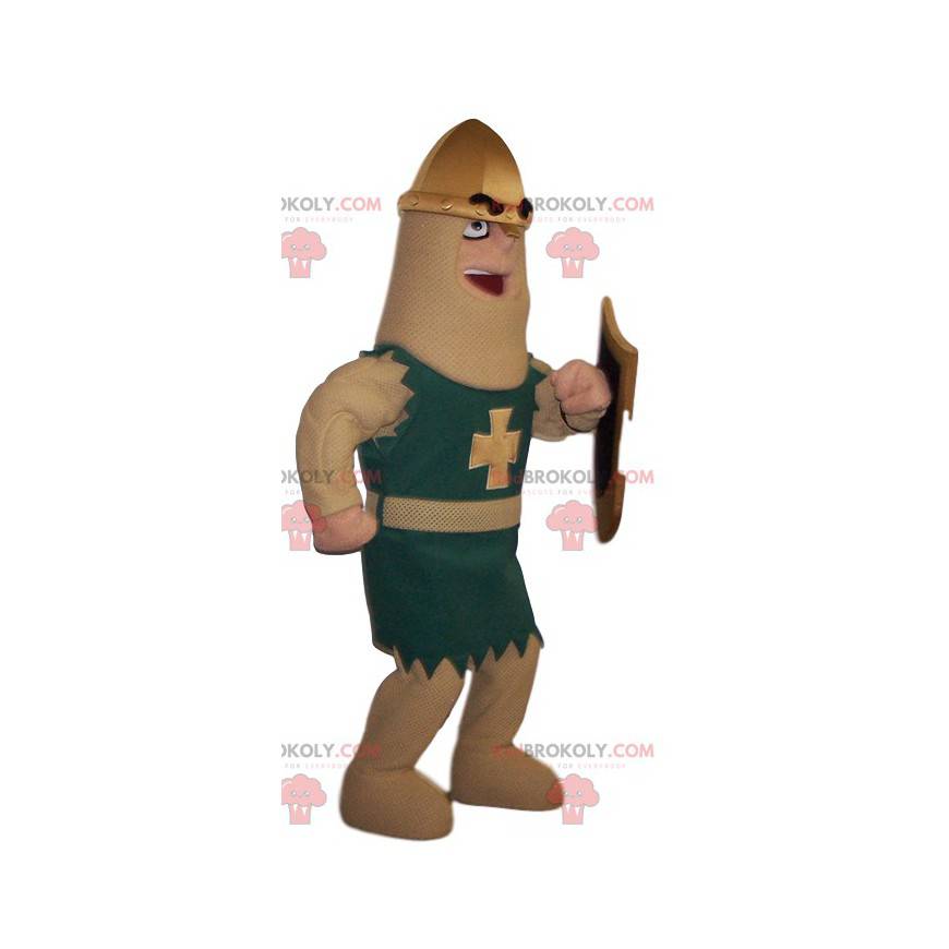 Cavaleiro mascote com seu escudo - Redbrokoly.com