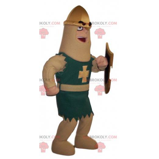 Knight mascot with his shield - Redbrokoly.com