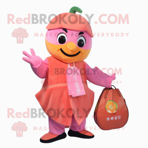 Pink Mandarin mascotte...
