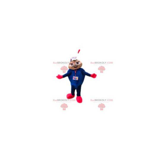 Mascotte formica blu e civetta - Redbrokoly.com