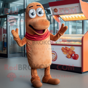 Rust Hot Dogs maskot drakt...