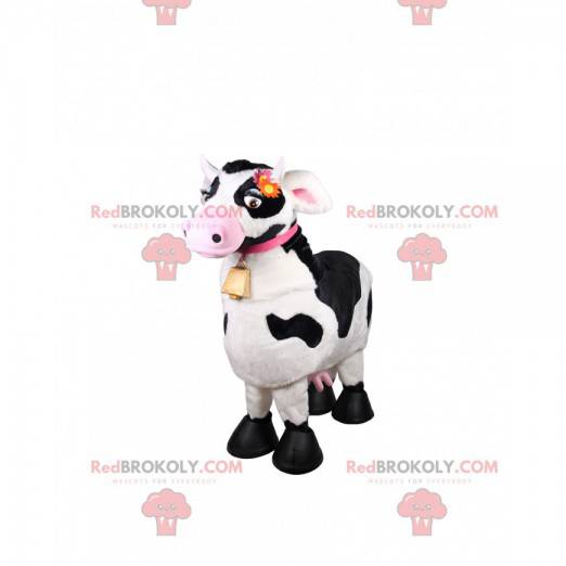 Little cow mascot with its bell - Redbrokoly.com