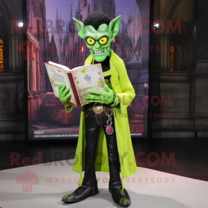 Lime Green Vampire mascotte...