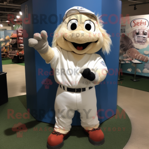 Guante de béisbol blanco...