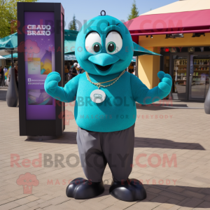 Teal Grenade mascotte...