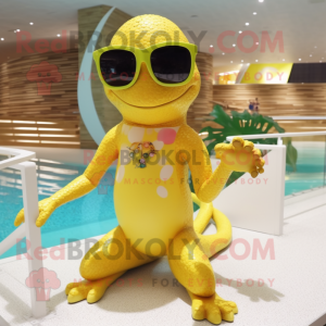 Gold Lizard mascotte...