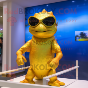 Gold Lizard mascotte...