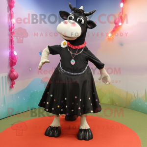 Black Cow mascotte kostuum...