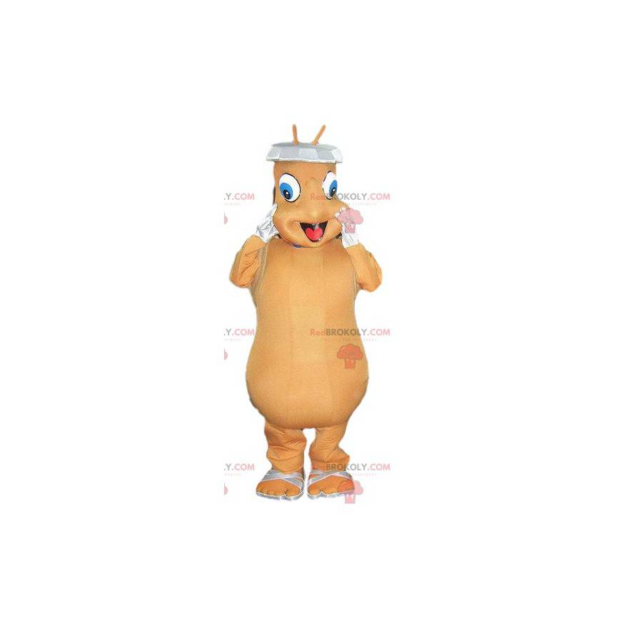 Schattige beige insectmascotte - Redbrokoly.com