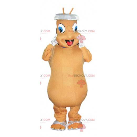 Adorable mascota insecto beige - Redbrokoly.com