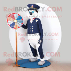 Navy Unicyclist maskot...